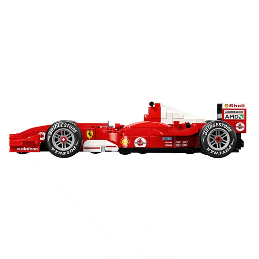 Ferrari F2004 e Michael Schumacher Lego Icons 