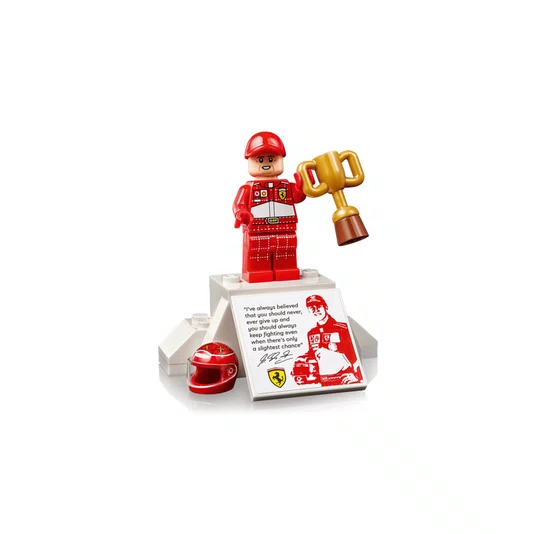 Ferrari F2004 e Michael Schumacher Lego Icons 
