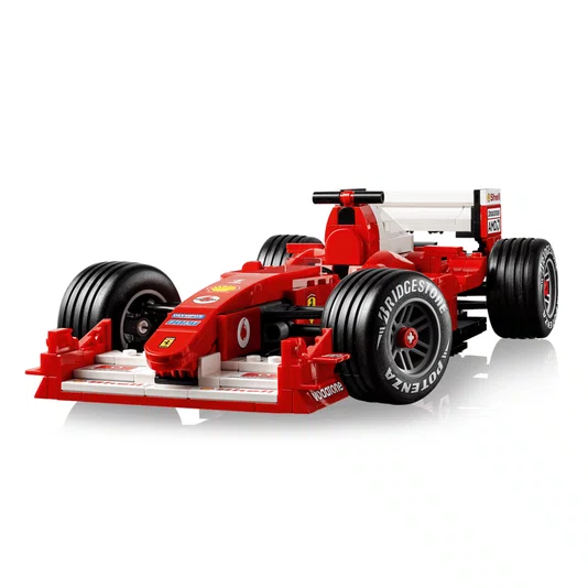 Ferrari F2004 e Michael Schumacher Lego Icons 