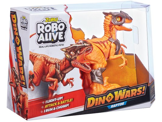 Figura Dino Wars Raptor Robo Alive Zuru Candide