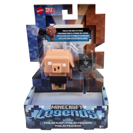 Figura Piglin Pequeno Minecraft Legends Mattel
