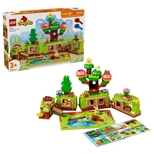 Floresta de Descobertas com Animais Selvagens Lego Duplo 