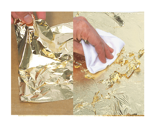 Folhas Metalizadas Ouro C/25 Folhas Make +