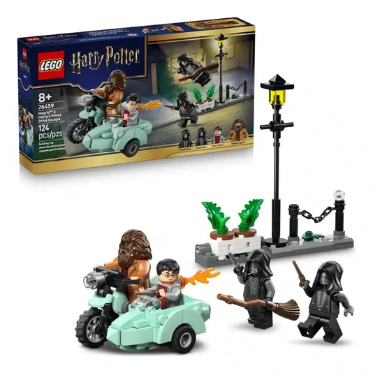 Fuga da Rua dos Alfeneiros de Hagrid e Harry Lego Harry Potter