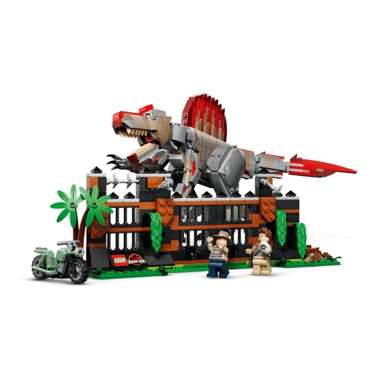 Fuga do Dinossauro Espinossauro Lego Jurassic World 