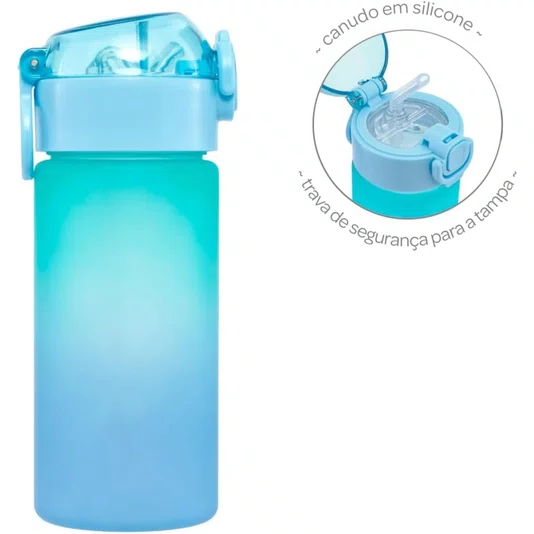 Garrafinha Degradê Azul 450 ML Buba 