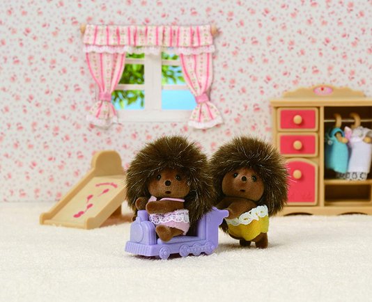 Gêmeos Porco Espinho Sylvanian Families Epoch 