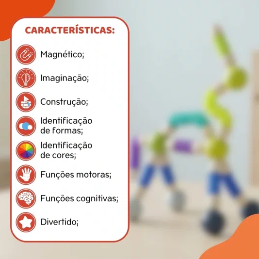 Geo Flex 28 Peças MagForma Steam Toy 