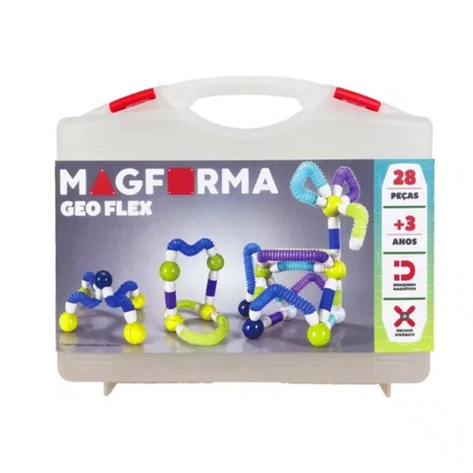 Geo Flex 28 Peças MagForma Steam Toy 