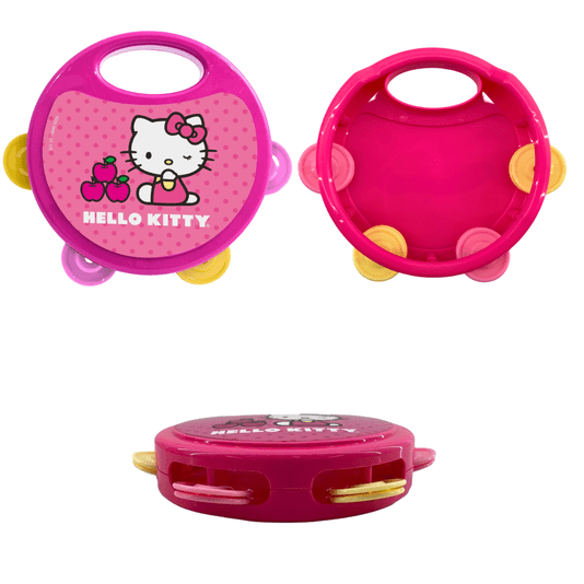 Instrumento Musical Infantil Pandeiro Hello Kitty Candide