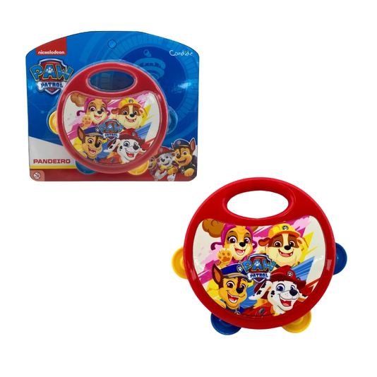Instrumento Musical Infantil Pandeiro Patrulha Canina Candide