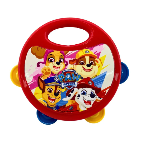 Instrumento Musical Infantil Pandeiro Patrulha Canina Candide