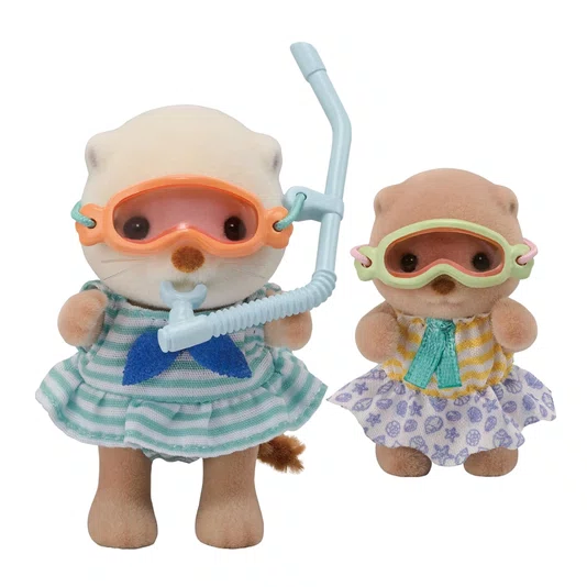 Irmãs Lontras-Marinhas Conjunto Snorkel Splash Sylvanian Families Epoch