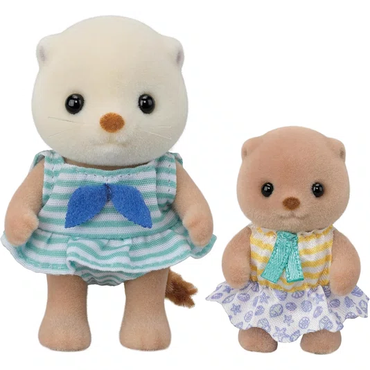 Irmãs Lontras-Marinhas Conjunto Snorkel Splash Sylvanian Families Epoch