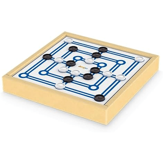 Jogo 4x1 Xadrez Ludo Damas e Trilhas Junges 