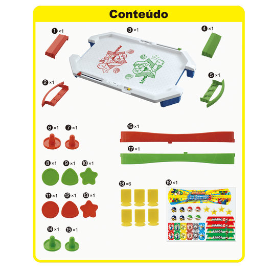 Jogo Air Hockey Super Mario Epoch