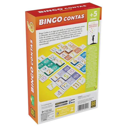 Jogo Bingo Contas Grow