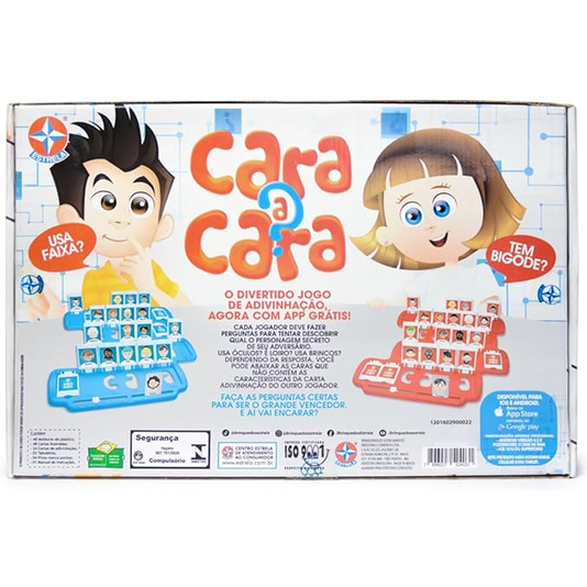 Jogo Cara a Cara com Aplicativo Estrela