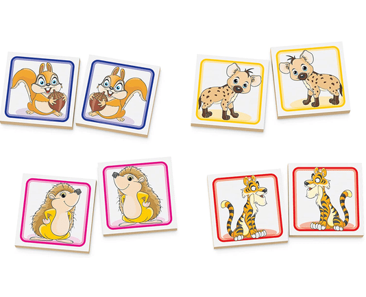 Jogo da Memória de Animais Junges