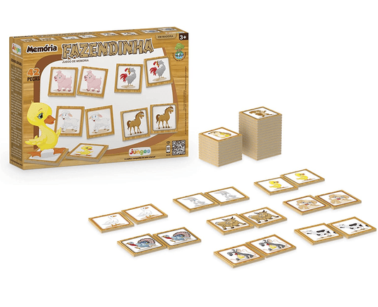 Jogo da Memória de Fazendinha Junges