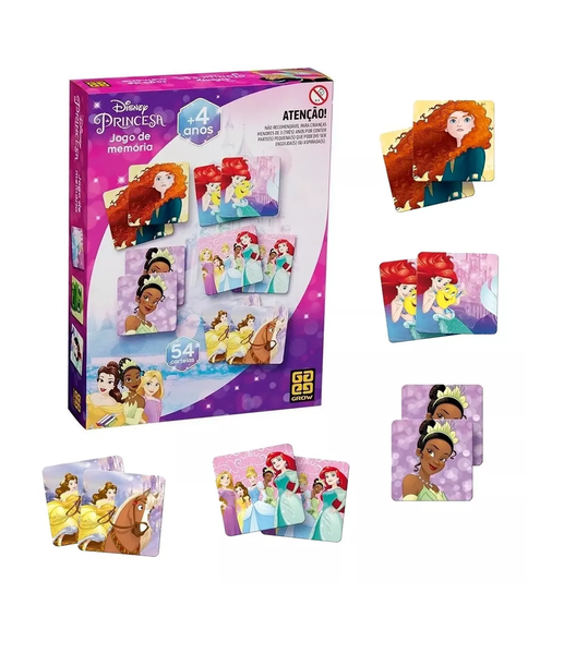Jogo da Memória Princesas Grow