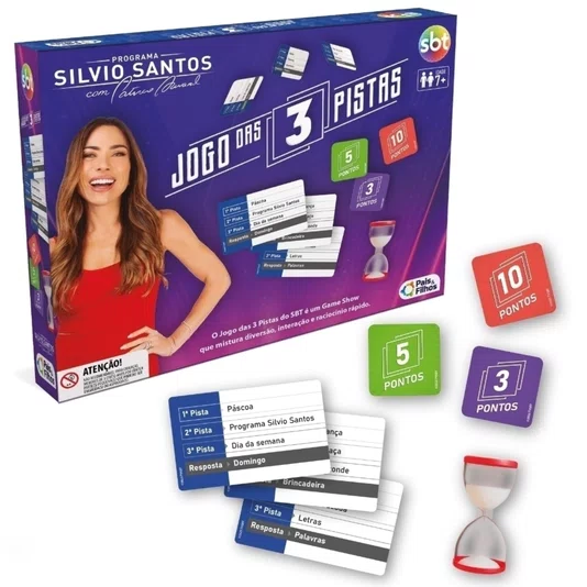 Jogo Das 3 Pistas Pais E Filhos 