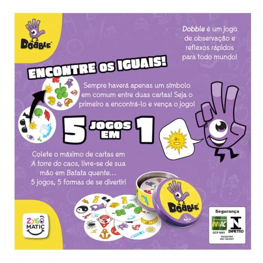 Jogo de Cartas Dobble Galápagos 