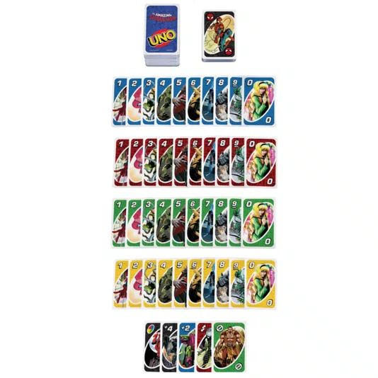 Jogo De Cartas Uno Marvel Spider Man Mattel 