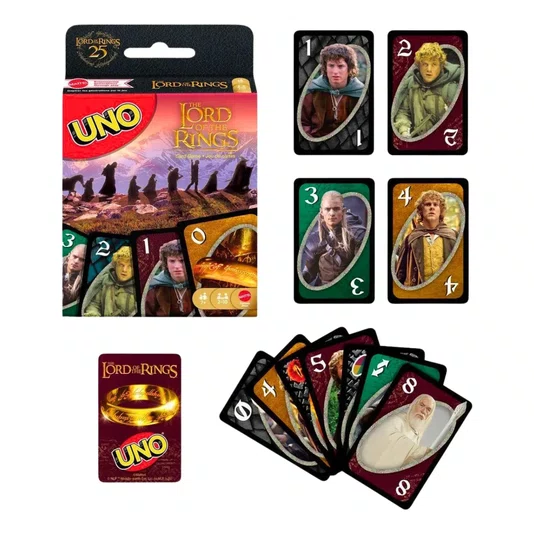 Jogo de Cartas Uno Senhor dos Anéis Mattel