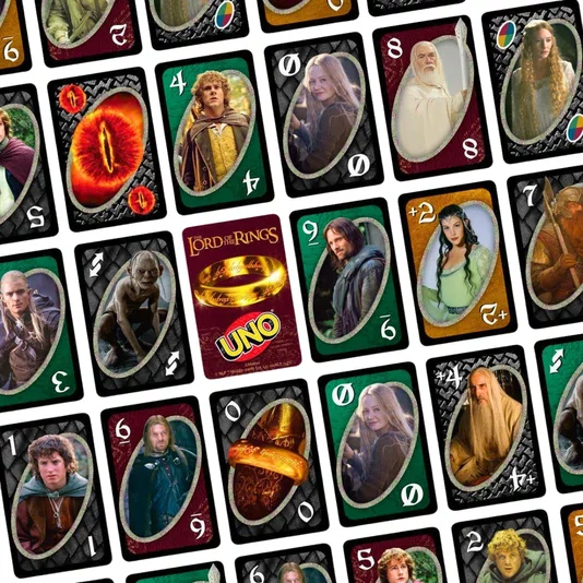 Jogo de Cartas Uno Senhor dos Anéis Mattel
