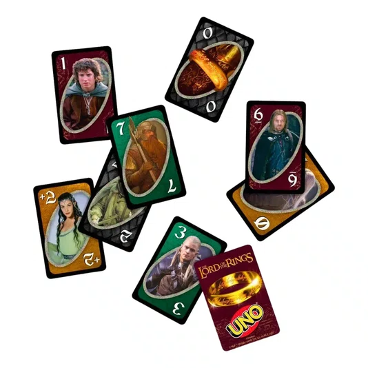 Jogo de Cartas Uno Senhor dos Anéis Mattel