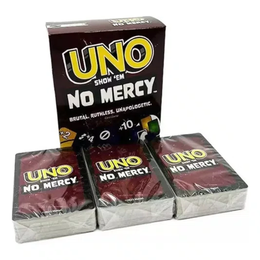 Jogo de Cartas Uno Show Em No Mercy Mattel