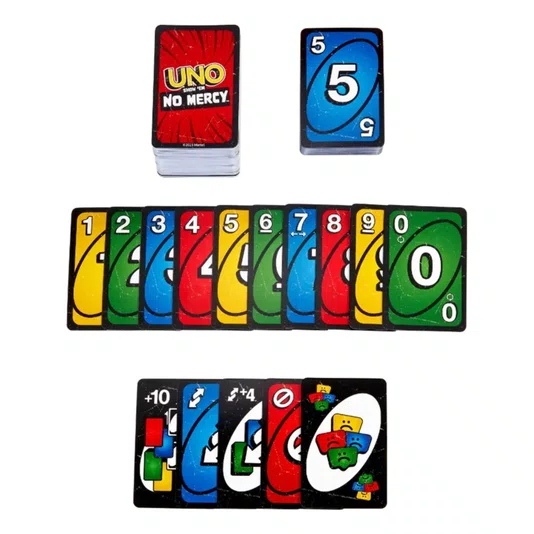 Jogo de Cartas Uno Show Em No Mercy Mattel