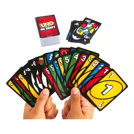 Jogo de Cartas Uno Show Em No Mercy Mattel