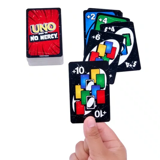 Jogo de Cartas Uno Show Em No Mercy Mattel
