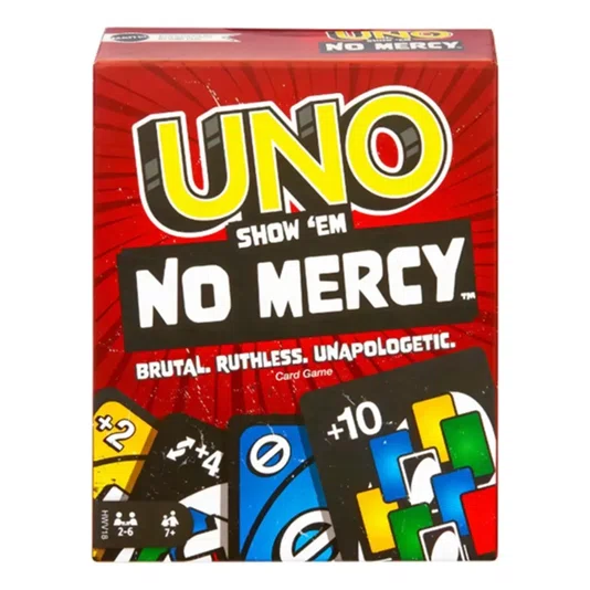Jogo de Cartas Uno Show Em No Mercy Mattel