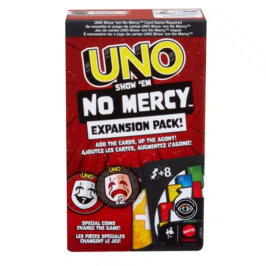 Jogo de Cartas Uno Show Em No Mercy Pacote de Expansão Mattel