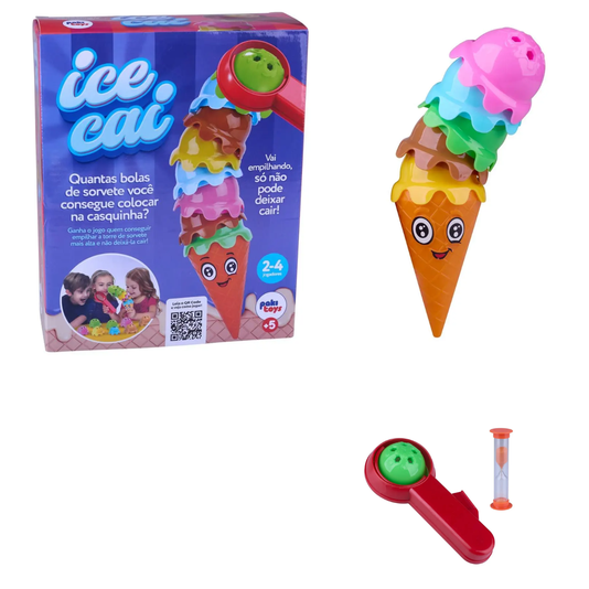Jogo de Empilhar Sorvete Ice Cai Pakitoys