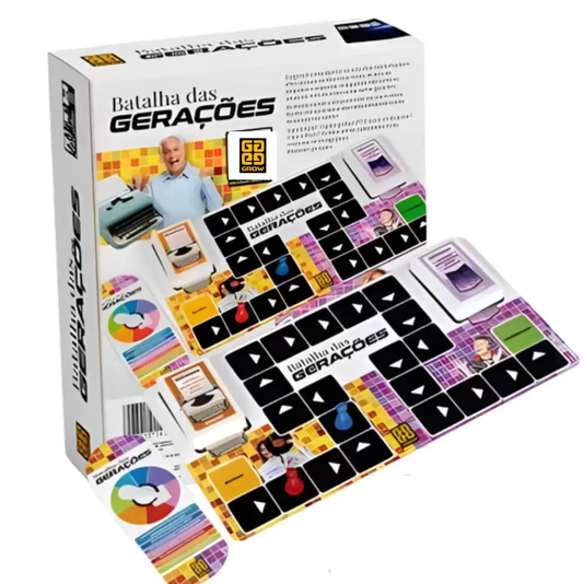 Jogo de Tabuleiro Batalha das Gerações Grow