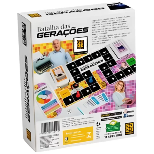 Jogo de Tabuleiro Batalha das Gerações Grow