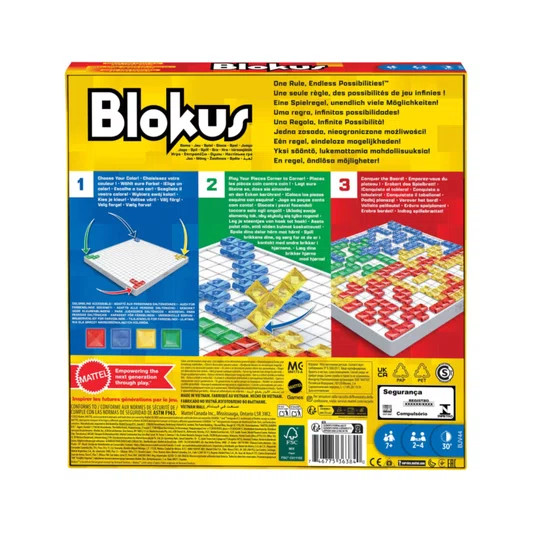 Jogo de Tabuleiro Blokus Mattel