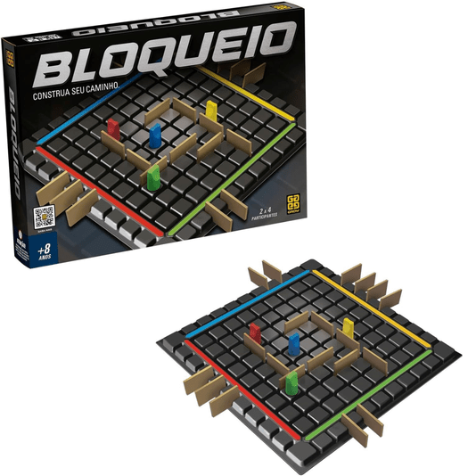 Jogo de Tabuleiro Bloqueio Construa Seu Caminho Grow