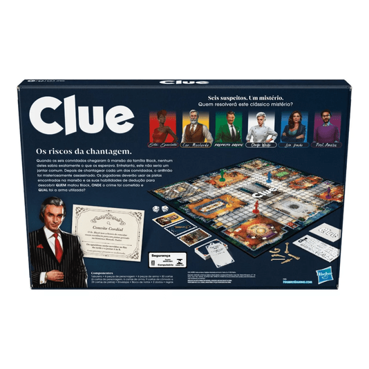 Jogo de Tabuleiro Clue Hasbro Gaming