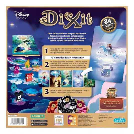 Jogo de Tabuleiro Dixit Disney Galápagos 