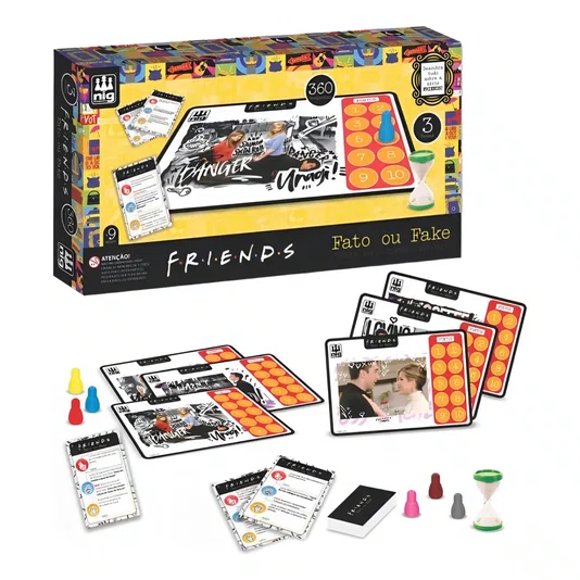 Jogo de Tabuleiro Fato ou Fake Friends Nig Brinquedos 