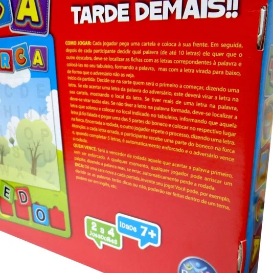 Jogo de Tabuleiro Forca Pais e Filhos 
