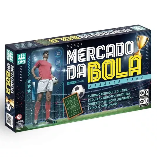 Jogo de Tabuleiro Mercado da Bola Nig Brinquedos
