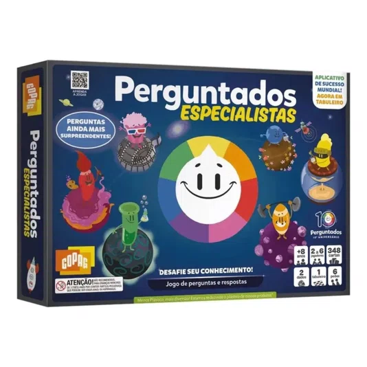 Jogo De Tabuleiro Perguntados Especialistas Copag 