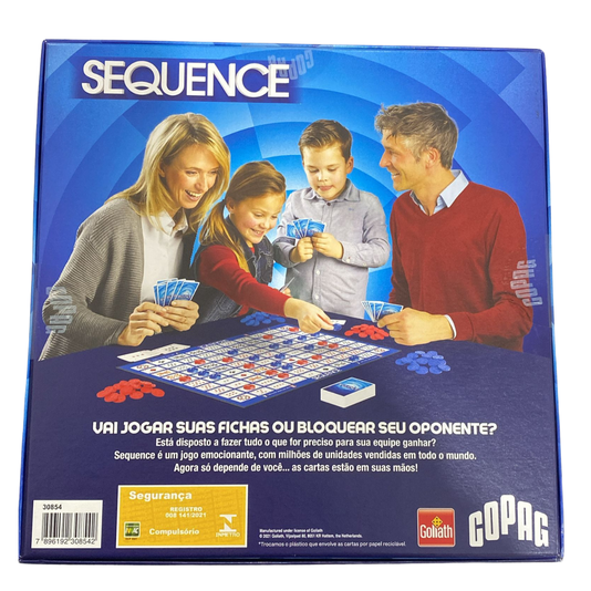 Jogo de Tabuleiro Sequence Copag