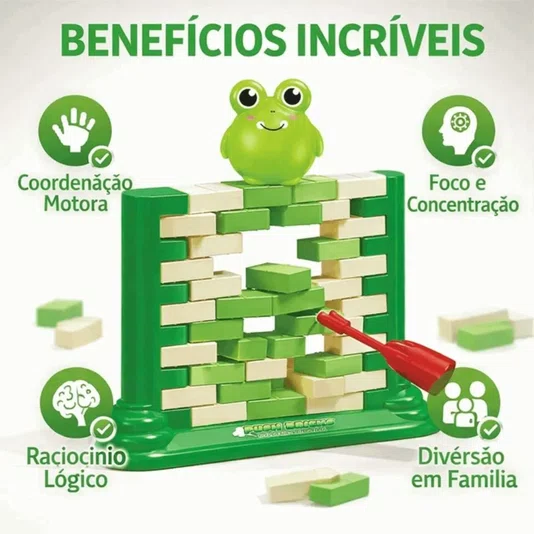 Jogo Divertido Salva Sapinho Braskit 